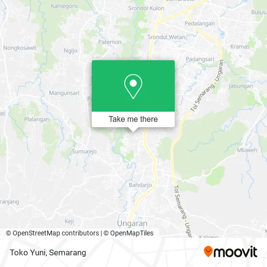 Toko Yuni map