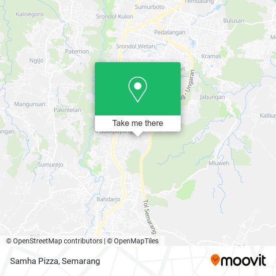 Samha Pizza map