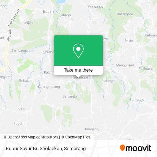Bubur Sayur Bu Sholaekah map