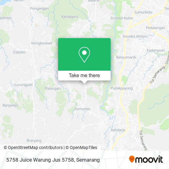 5758 Juice Warung Jus 5758 map