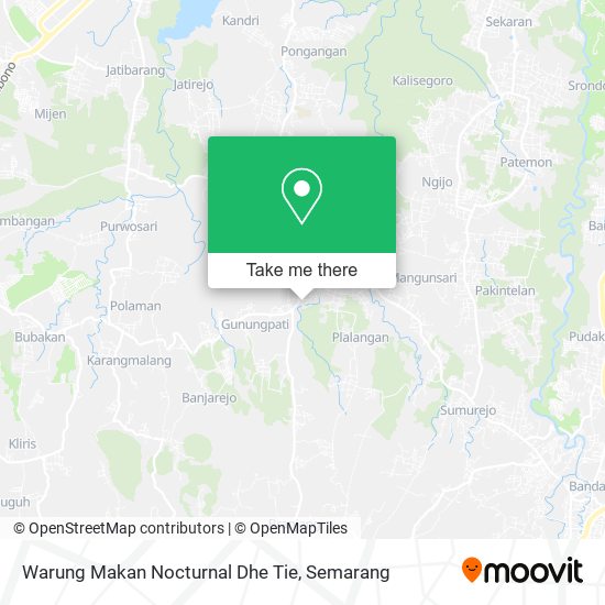 Warung Makan Nocturnal Dhe Tie map
