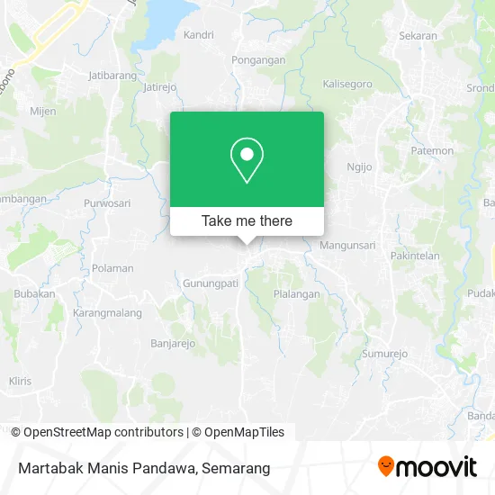 Martabak Manis Pandawa map