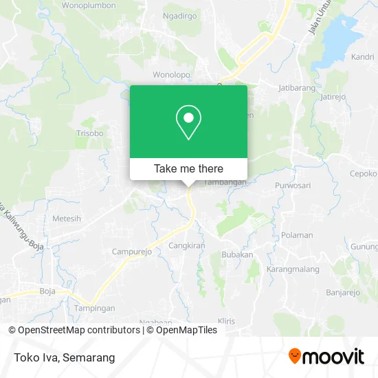 Toko Iva map