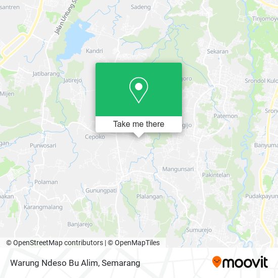 Warung Ndeso Bu Alim map