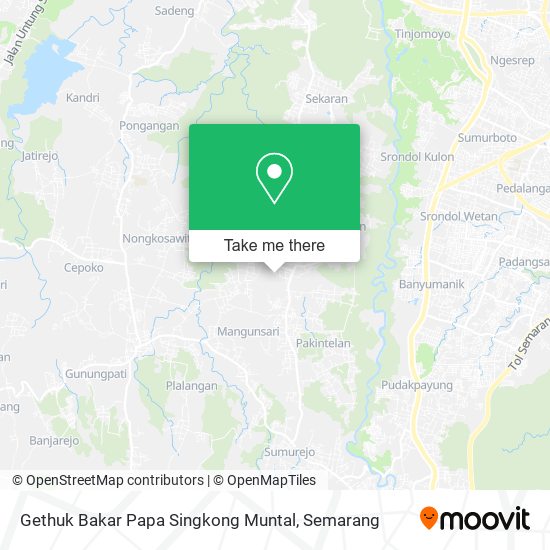 Gethuk Bakar Papa Singkong Muntal map