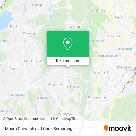 Muara Carwash and Care map