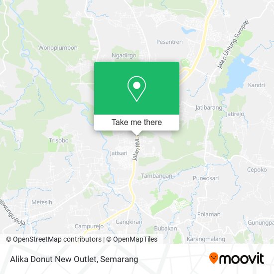 Alika Donut New Outlet map