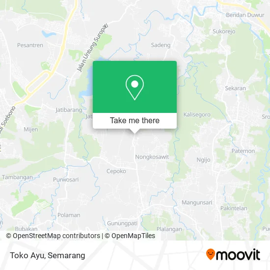 Toko Ayu map