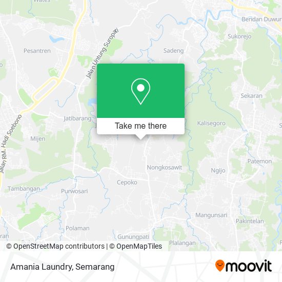 Amania Laundry map