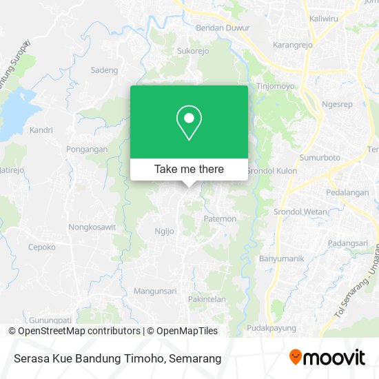 Serasa Kue Bandung Timoho map