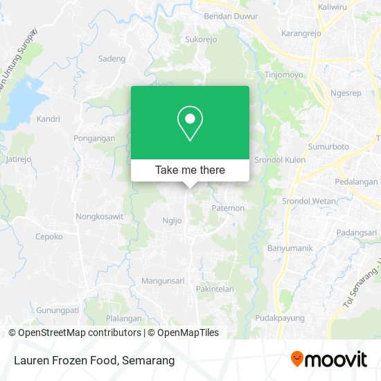 Lauren Frozen Food map