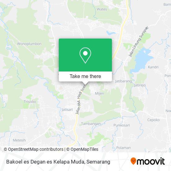 Bakoel es Degan es Kelapa Muda map