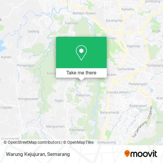 Warung Kejujuran map