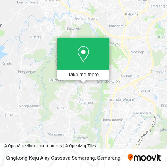 Singkong Keju Alay Cassava Semarang map