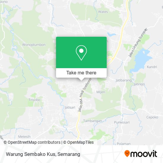 Warung Sembako Kus map