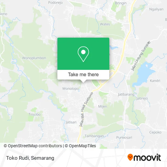 Toko Rudi map