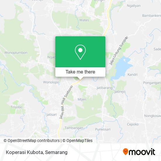 Koperasi Kubota map