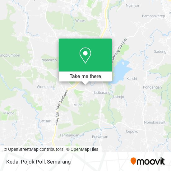 Kedai Pojok Poll map