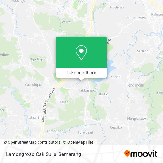 Lamongroso Cak Sulis map