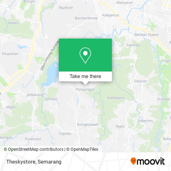 Theskystore map