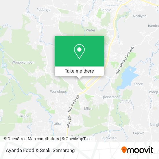 Ayanda Food & Snak map