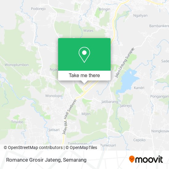 Romance Grosir Jateng map