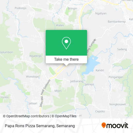 Papa Rons Pizza Semarang map