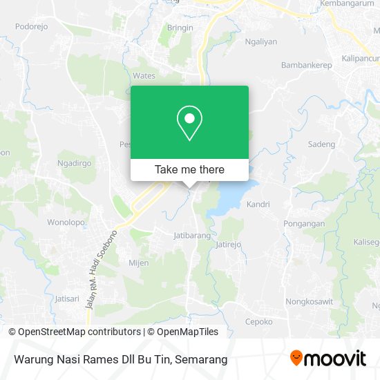 Warung Nasi Rames Dll Bu Tin map