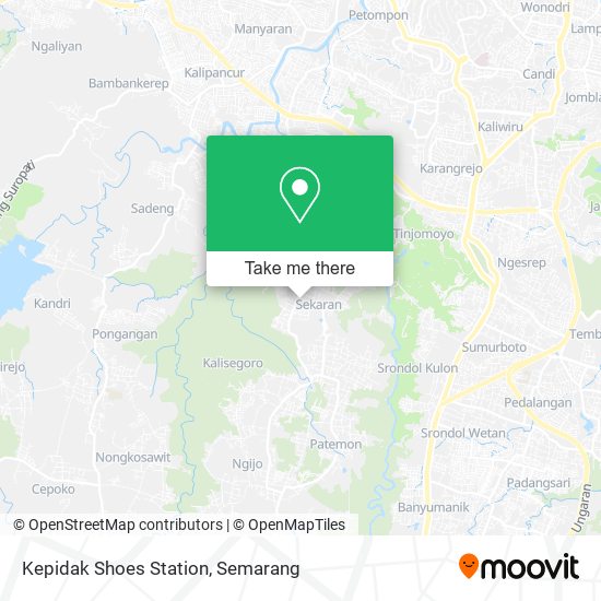 Kepidak Shoes Station map
