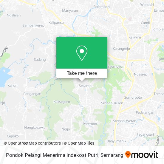 Pondok Pelangi Menerima Indekost Putri map