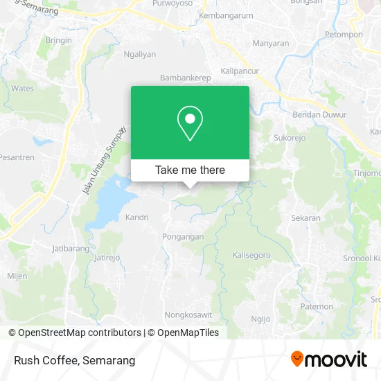 Rush Coffee map
