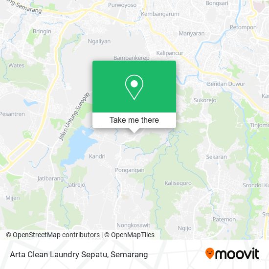 Arta Clean Laundry Sepatu map