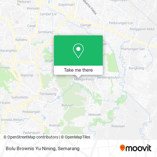 Bolu Brownis Yu Nining map