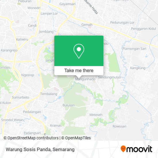 Warung Sosis Panda map