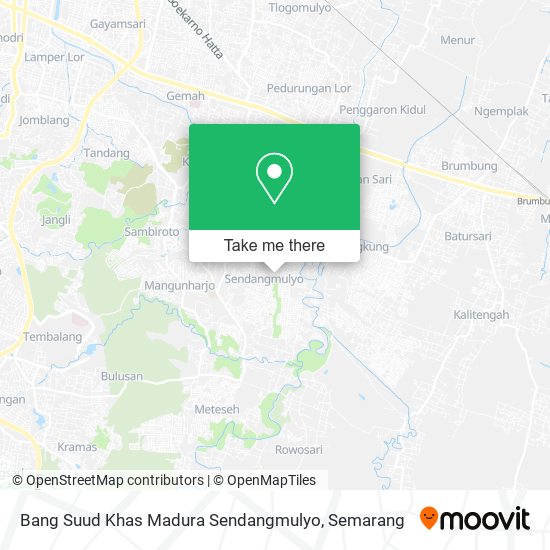 Bang Suud Khas Madura Sendangmulyo map