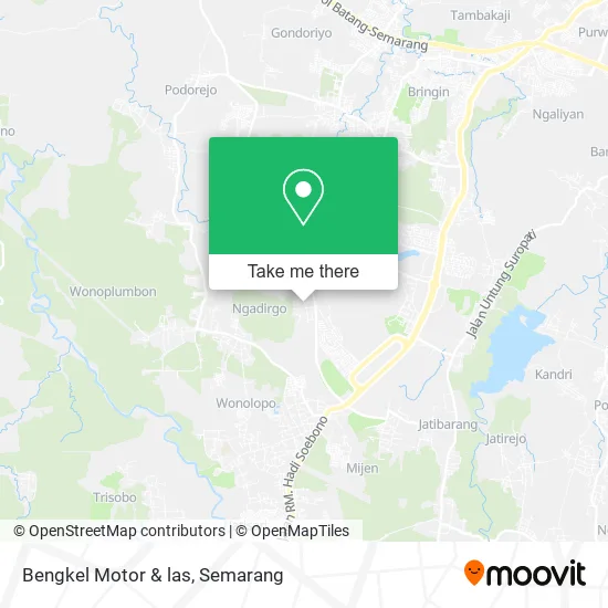 Bengkel Motor & las map