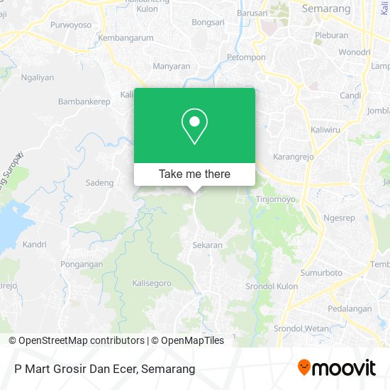 P Mart Grosir Dan Ecer map