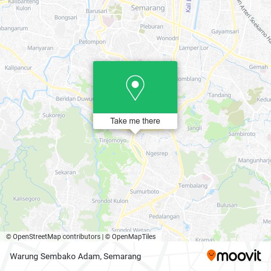 Warung Sembako Adam map