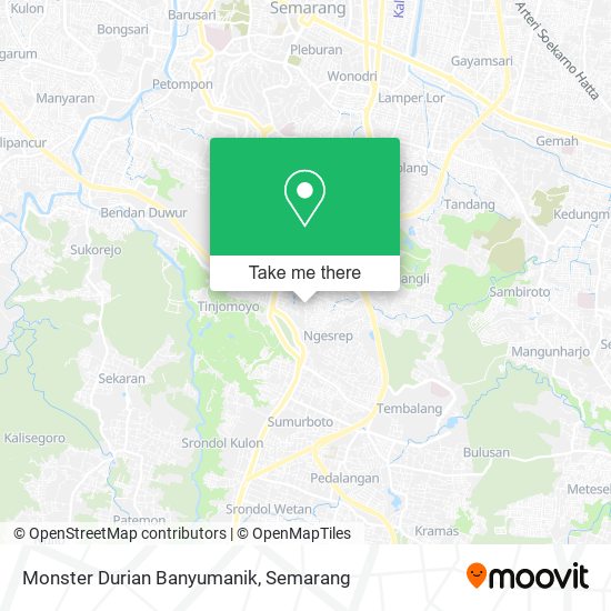 Monster Durian Banyumanik map