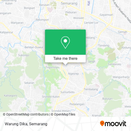 Warung Dika map