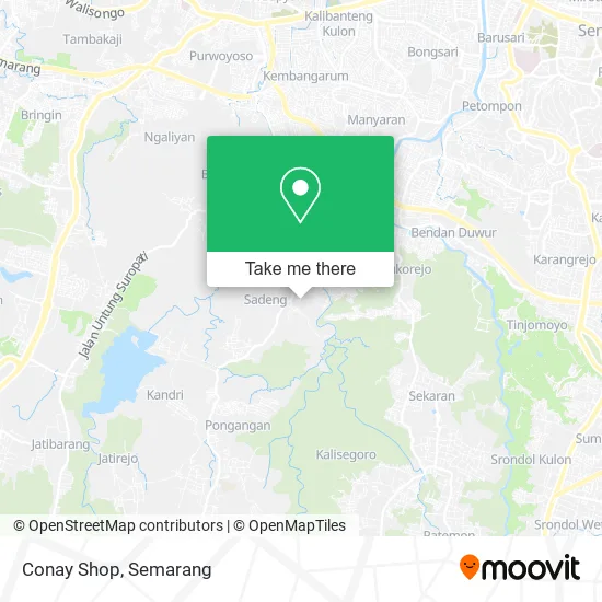 Conay Shop map