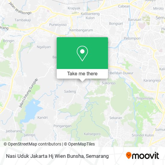 Nasi Uduk Jakarta Hj Wien Bunsha map