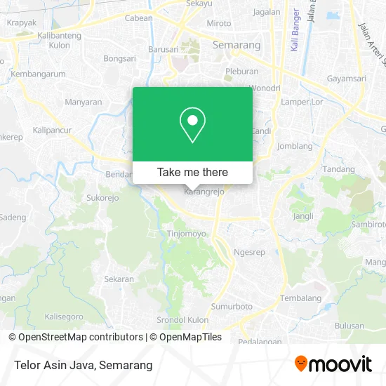 Telor Asin Java map