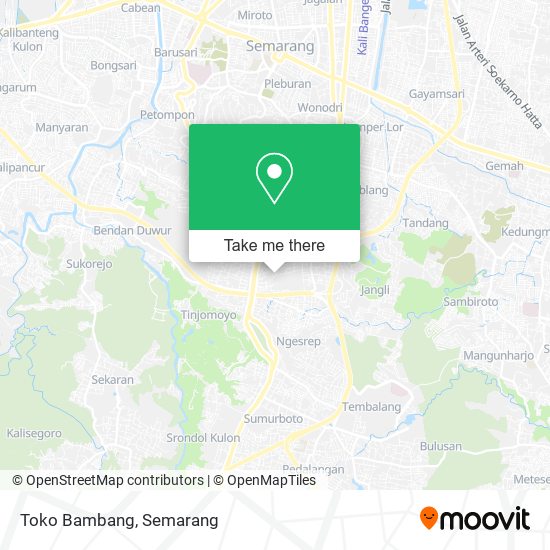 Toko Bambang map