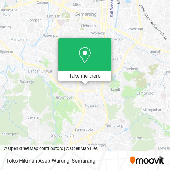 Toko Hikmah Asep Warung map