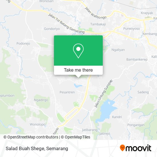 Salad Buah Shege map