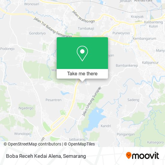 Boba Receh Kedai Alena map