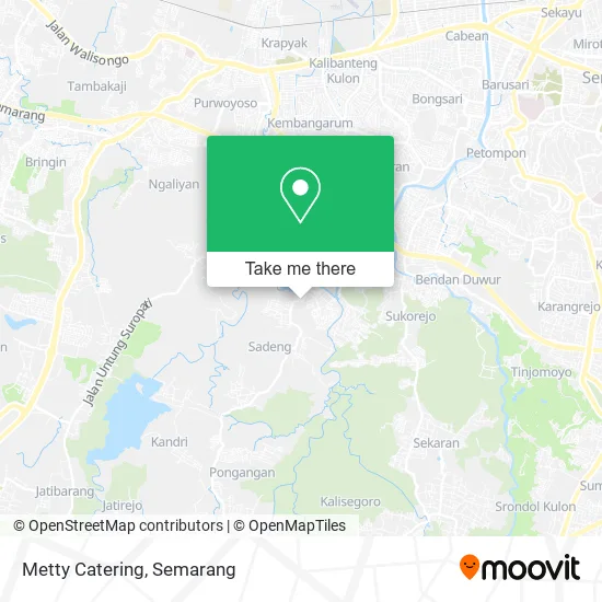 Metty Catering map