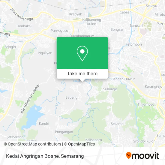 Kedai Angringan Boshe map