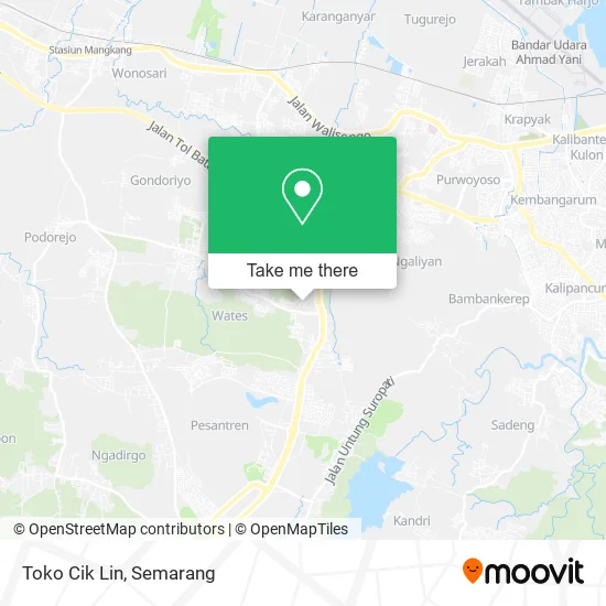 Toko Cik Lin map